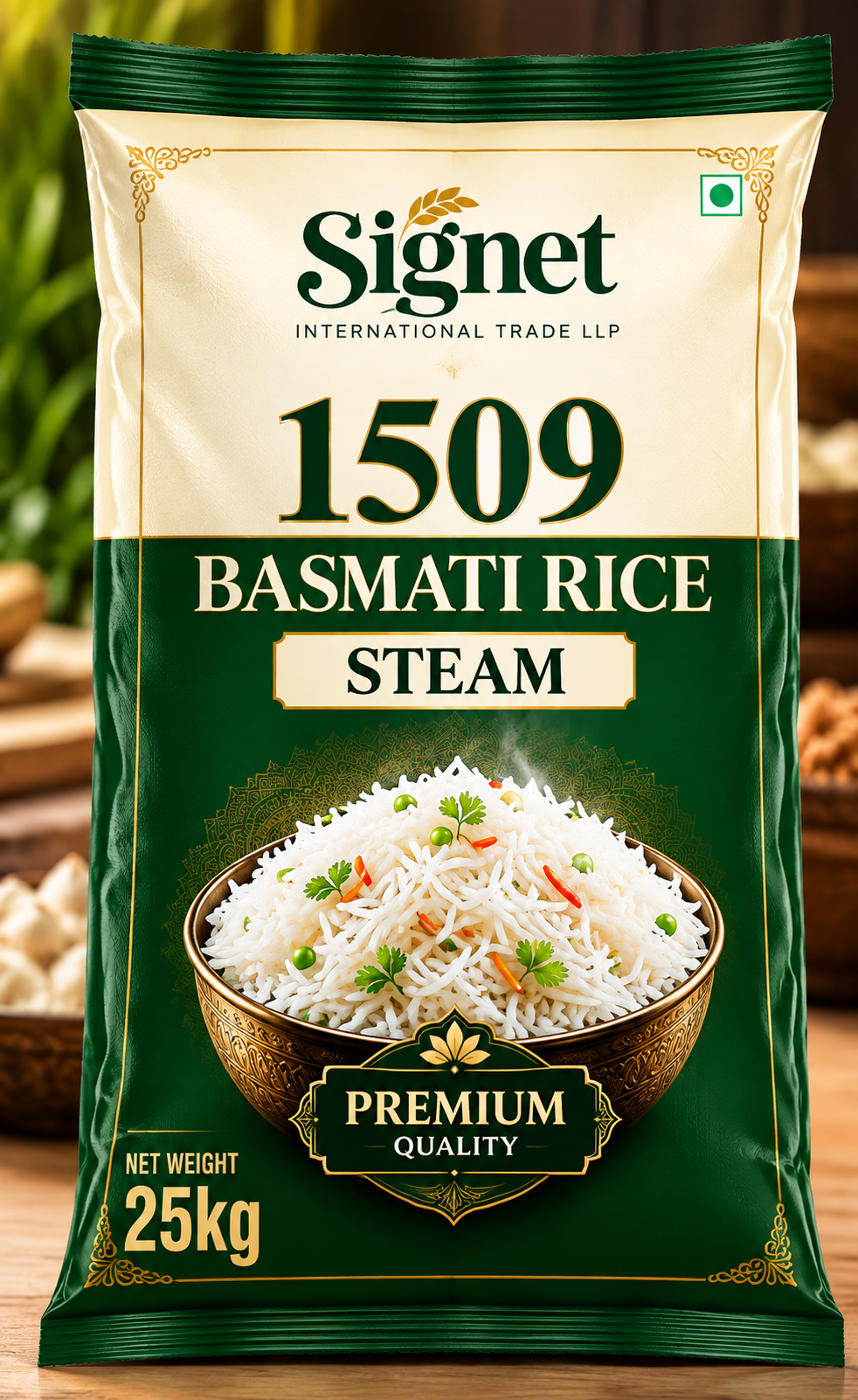 1509 Basmati Steam Rice